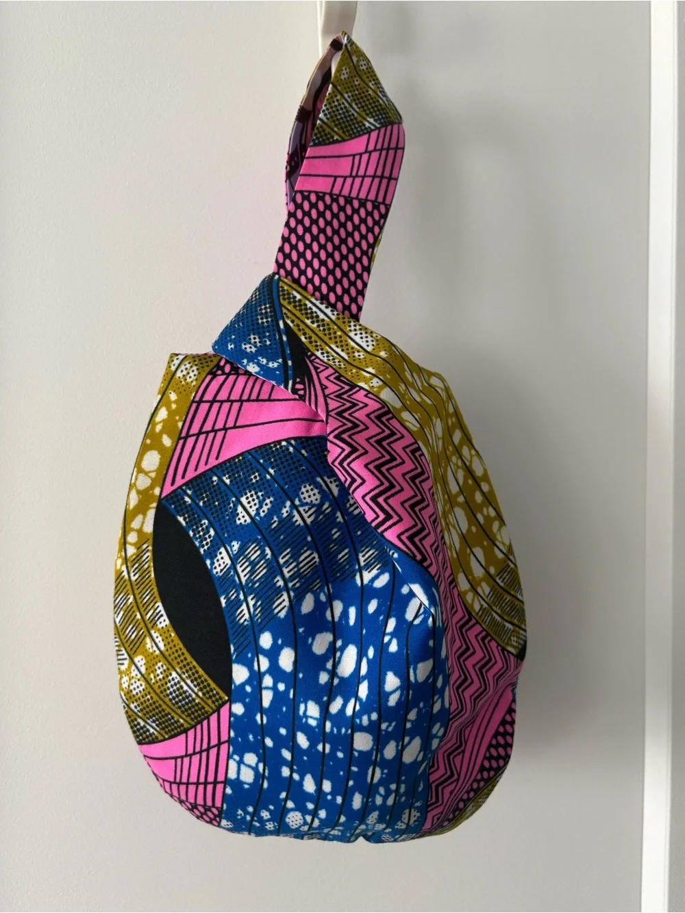 Reversible Print Wristlet Bag & Card Holder